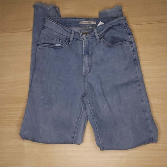 Levi's 721 Light Wash High Rise Skinny Jeans 27 - Picture 1 of 7